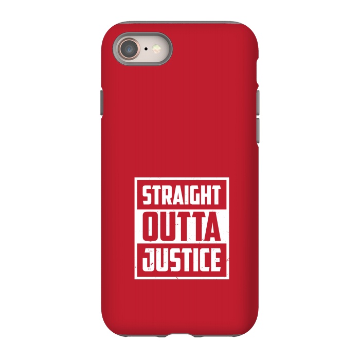 iPhone 8 StrongFit straight outta justice by TMSarts