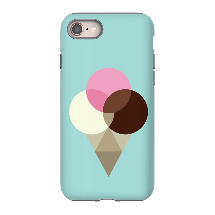 iPhone 8 StrongFit Neapolitan Ice Cream II by Dellán