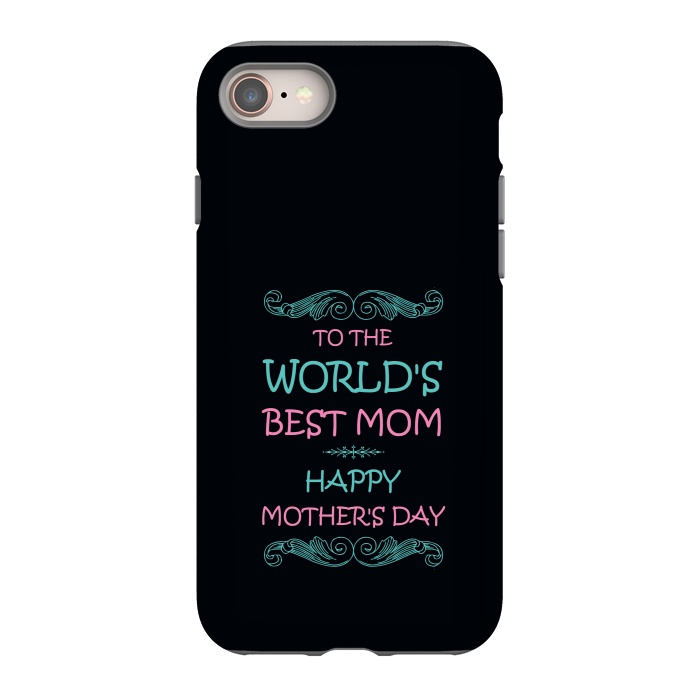 iPhone 8 StrongFit worlds best mom by TMSarts