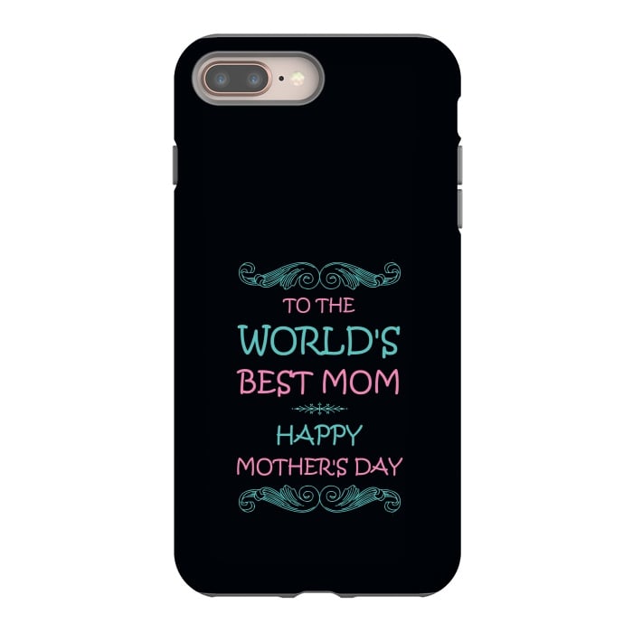 iPhone 8 plus StrongFit worlds best mom by TMSarts