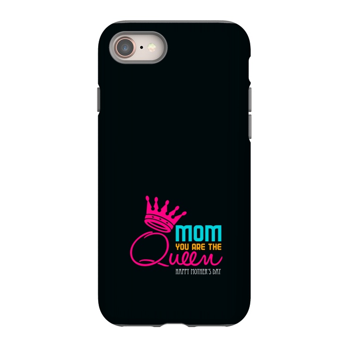 iPhone 8 StrongFit mom queen by TMSarts