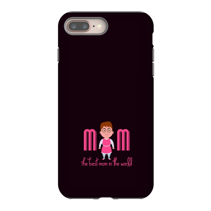 iPhone 8 plus StrongFit funny mom by TMSarts