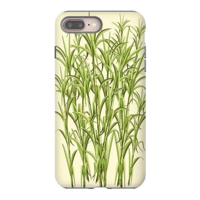 iPhone 8 plus StrongFit Sugar Cane Exotic Plant by BluedarkArt