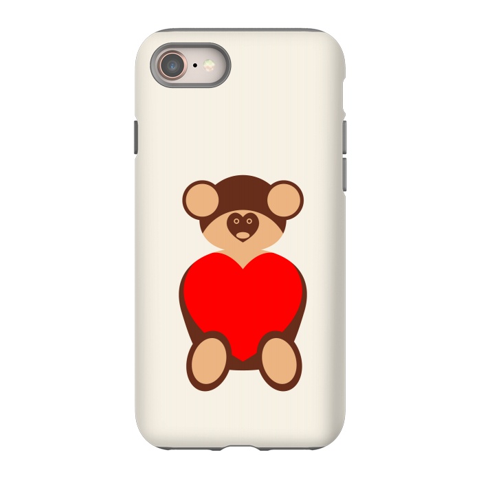 iPhone 8 StrongFit valentine daddy bear by TMSarts