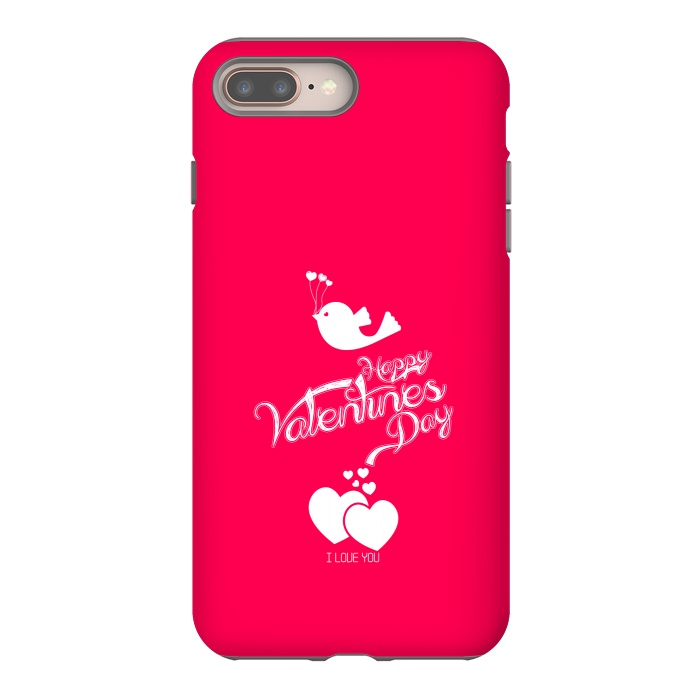 iPhone 8 plus StrongFit bird valentine by TMSarts