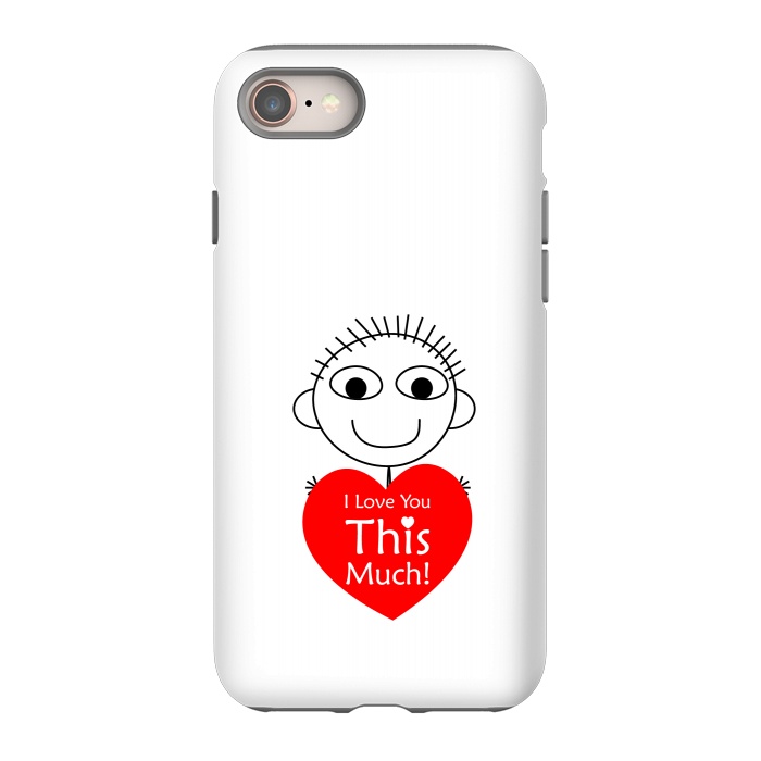 iPhone 8 StrongFit i love you this much by TMSarts