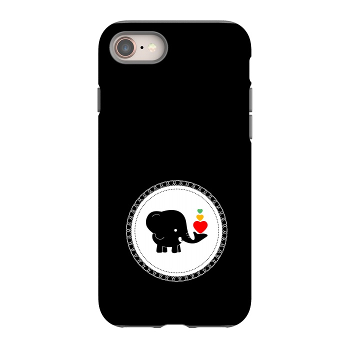 iPhone 8 StrongFit cutest baby elephant by TMSarts