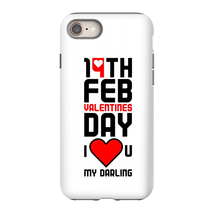 iPhone 8 StrongFit i love my darling by TMSarts