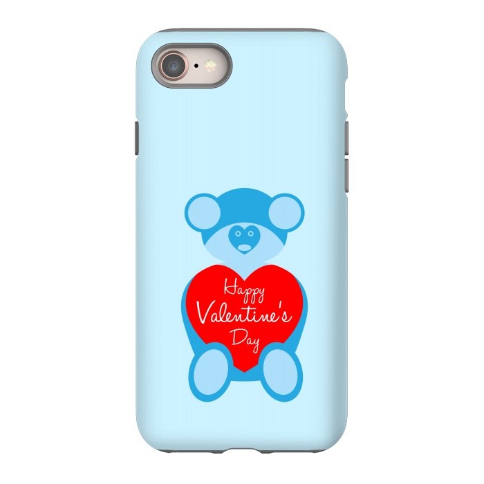 iPhone 8 StrongFit teddy bear blue by TMSarts