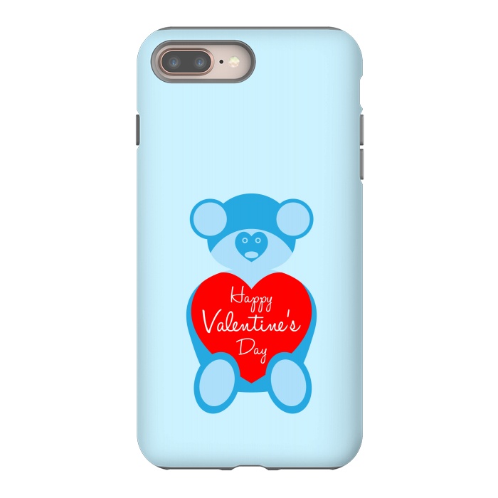iPhone 8 plus StrongFit teddy bear blue by TMSarts