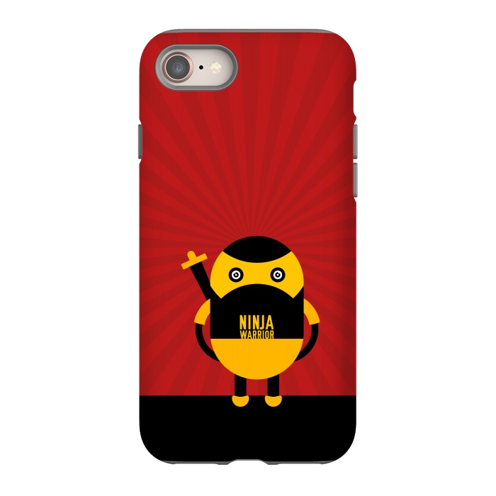 iPhone 8 StrongFit ninja warrior red by TMSarts
