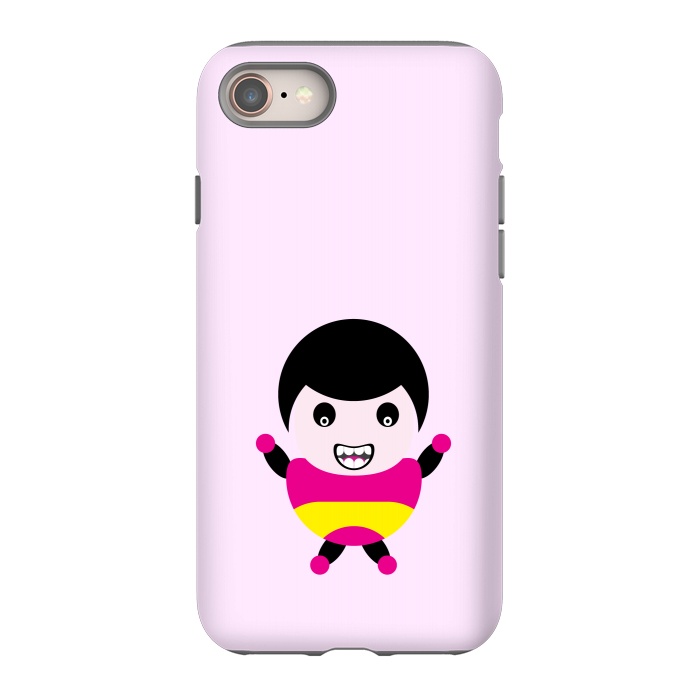 iPhone 8 StrongFit cartoon child smile by TMSarts