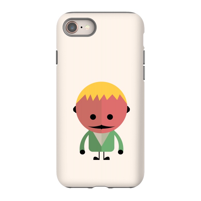 iPhone 8 StrongFit colorful alien kid by TMSarts