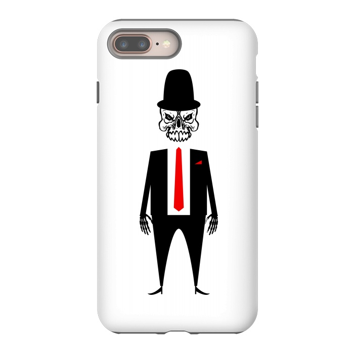 iPhone 8 plus StrongFit skull gentleman by TMSarts