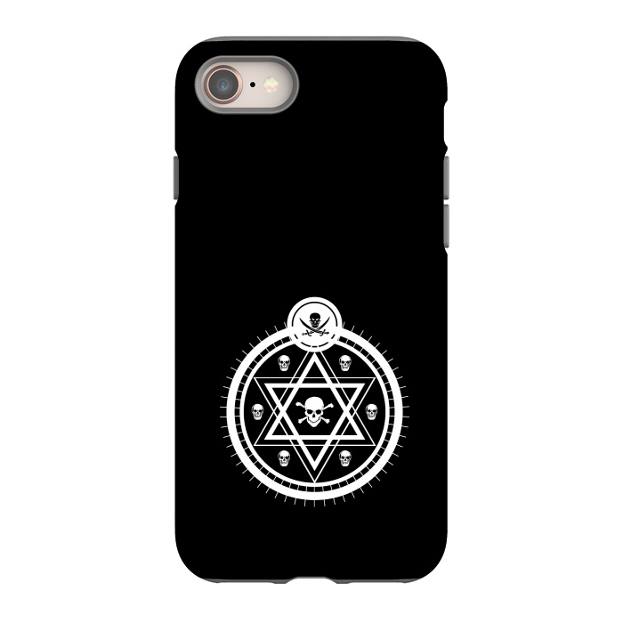 iPhone 8 StrongFit astrological skull by TMSarts