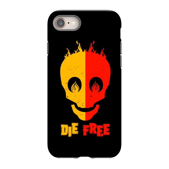 iPhone 8 StrongFit die free skull by TMSarts