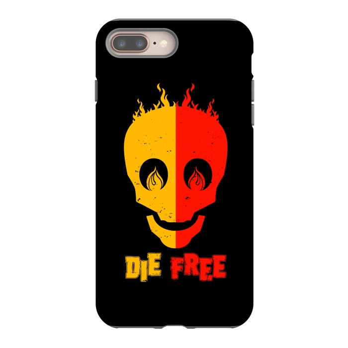 iPhone 8 plus StrongFit die free skull by TMSarts