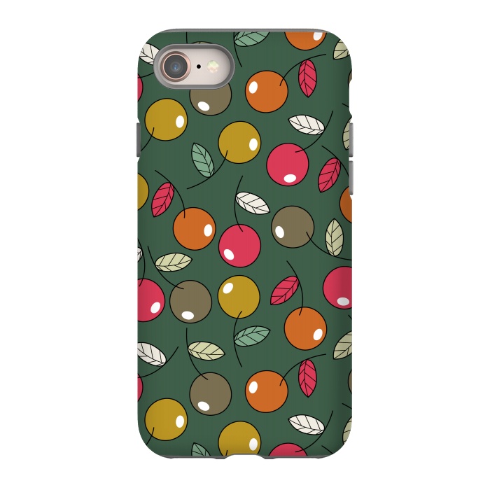 iPhone 8 StrongFit cherry fruits by TMSarts