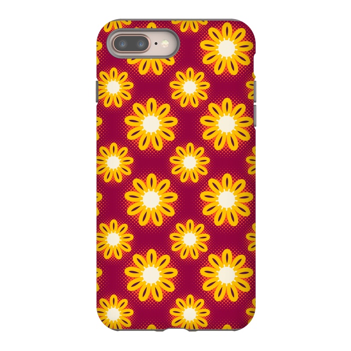 iPhone 8 plus StrongFit sunflower by TMSarts