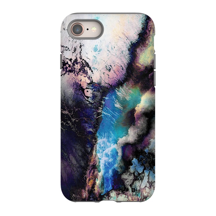 iPhone 8 StrongFit Abstract marble art by Oana 