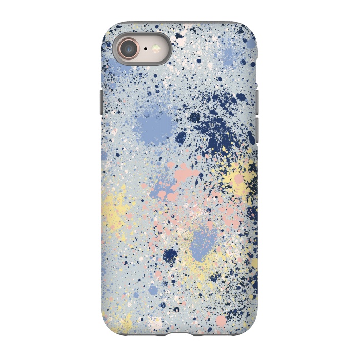 iPhone 8 StrongFit Ink Dust Blue by Ninola Design