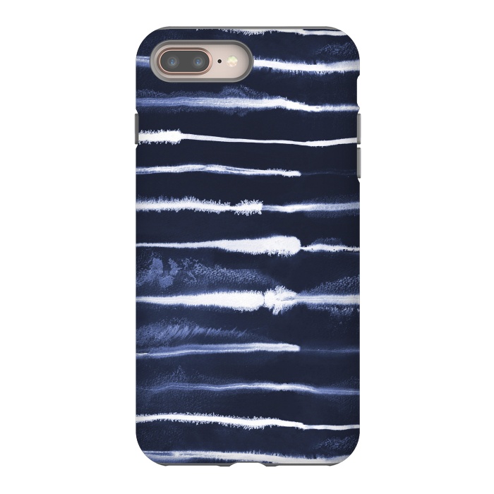 iPhone 8 plus StrongFit Electric Ink Navy by Ninola Design