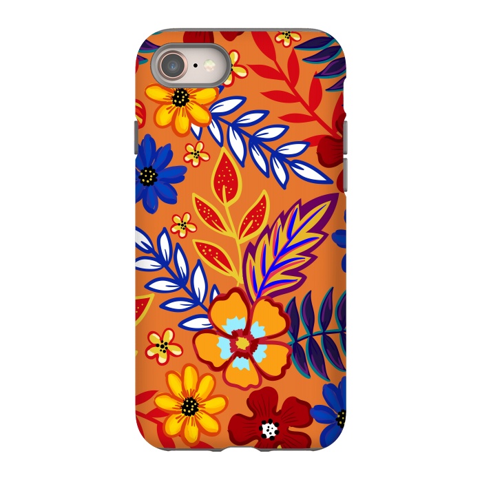 iPhone 8 StrongFit Flowers In The Tropics by ArtsCase