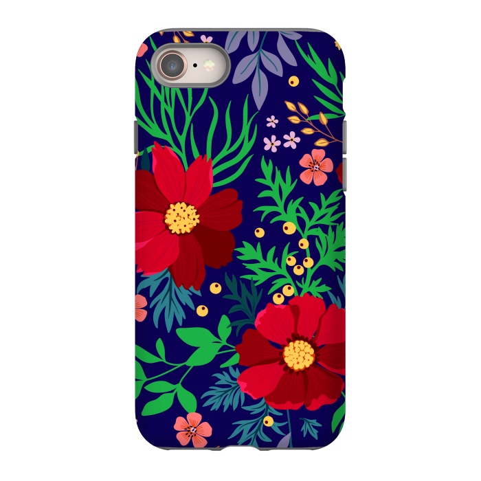 iPhone 8 StrongFit Red Flowers In The Ocean by ArtsCase