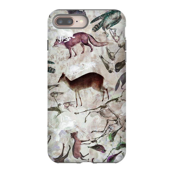 iPhone 8 plus StrongFit Woodland animals by Oana 