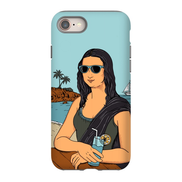 iPhone 8 StrongFit Mona Lisa Beach by Coffee Man