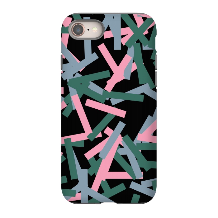 iPhone 8 StrongFit Rectangular Confetti Pink by Ninola Design