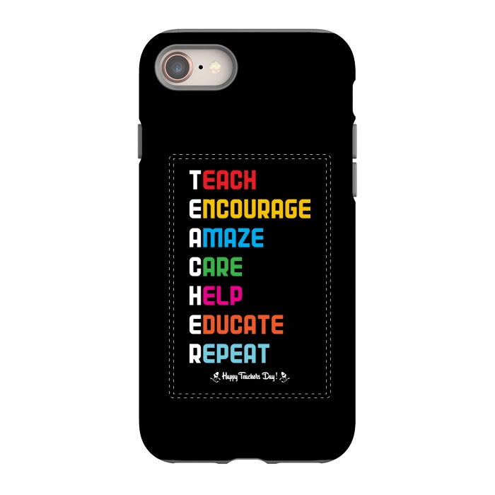 iPhone 8 StrongFit meaning of teacher by TMSarts