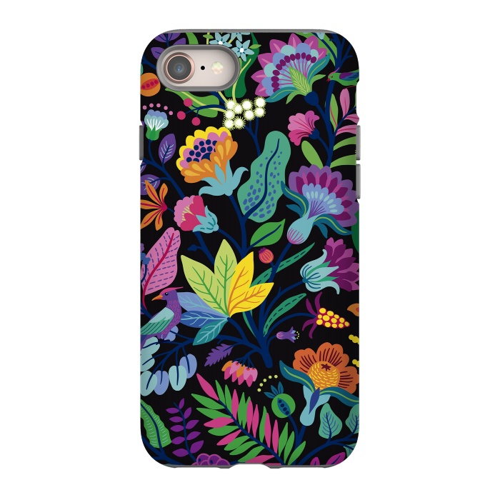 iPhone 8 StrongFit Flowers Bright Colors by ArtsCase