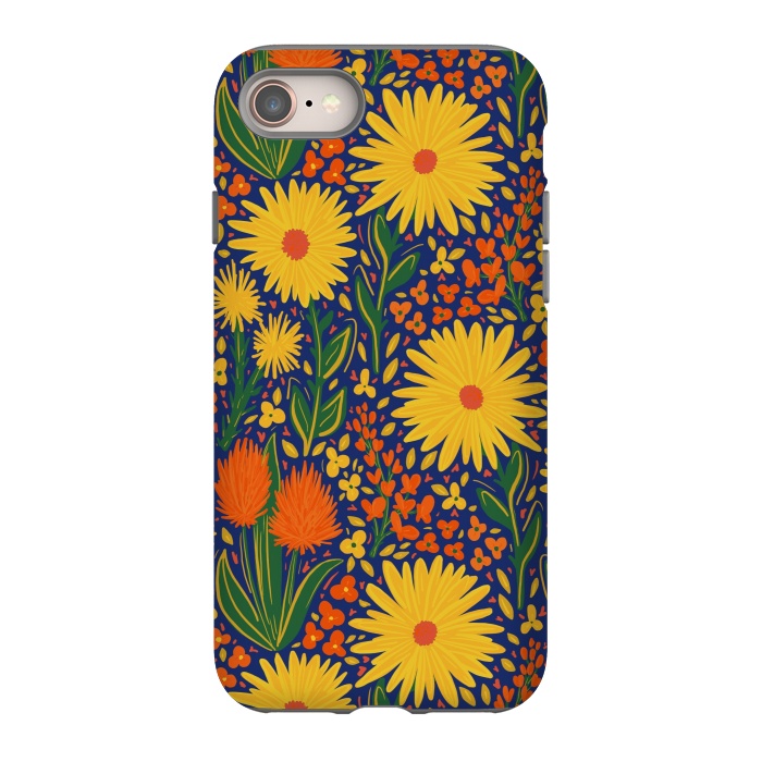 iPhone 8 StrongFit Summer Wildflowers by Melissa Pedersen
