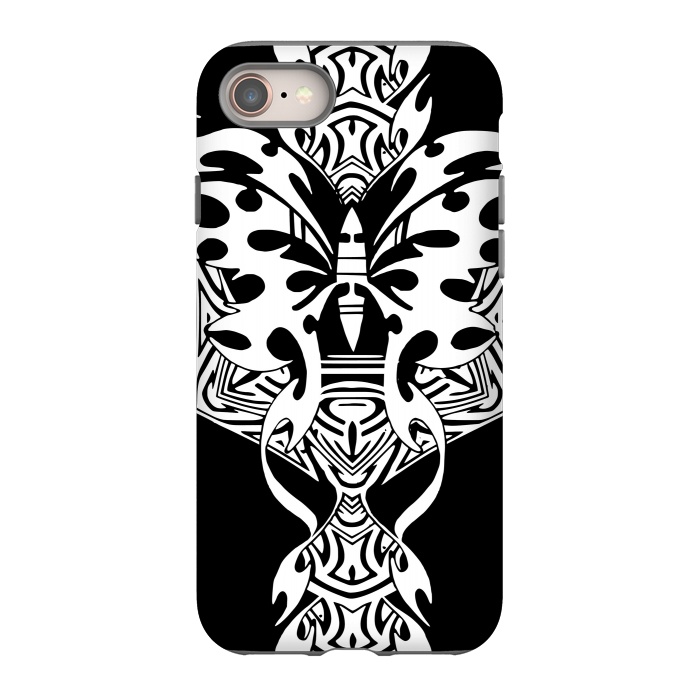 iPhone 8 StrongFit Tribal butterfly  by Josie