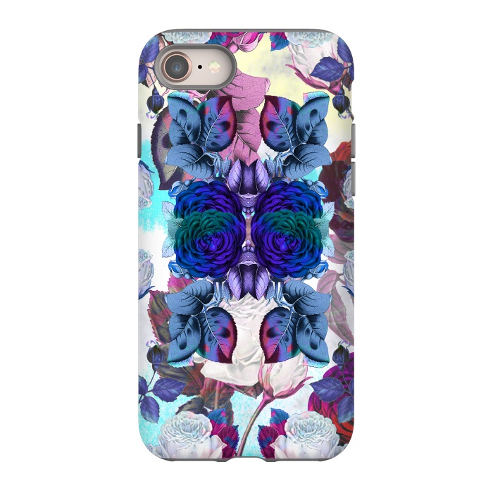 iPhone 8 StrongFit Blue roses by Oana 