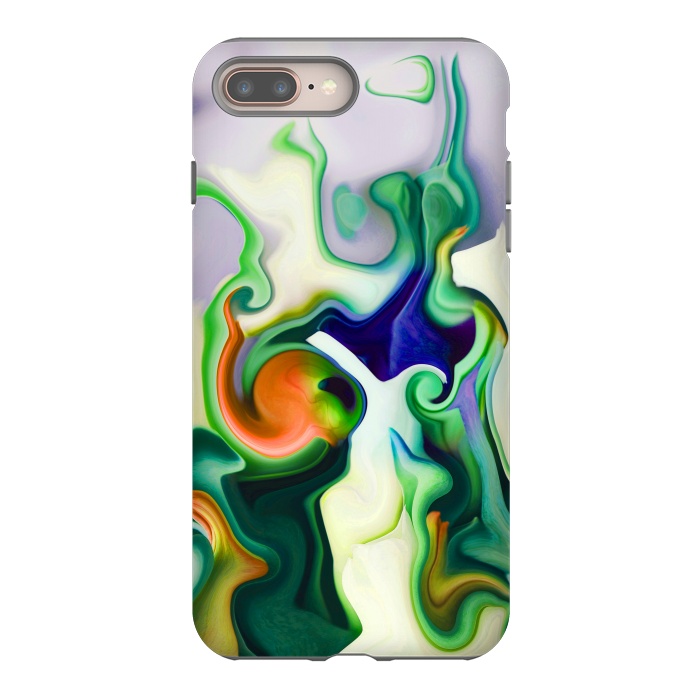 iPhone 8 plus StrongFit liquid marble by haroulita