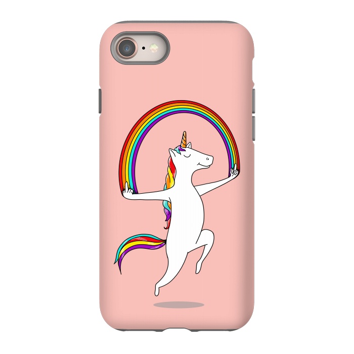 iPhone 8 StrongFit Unicorn Magic pink by Coffee Man