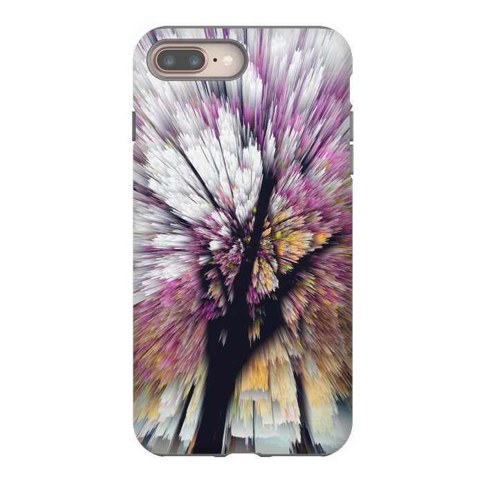 iPhone 8 plus StrongFit glitchy tree by haroulita