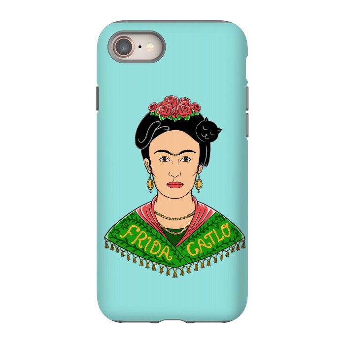 iPhone 8 StrongFit Frida Catlo by Coffee Man