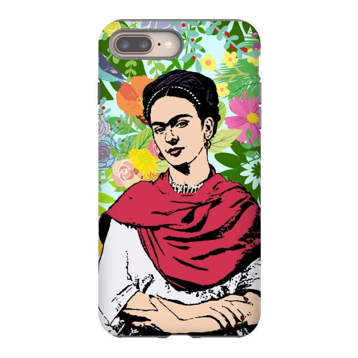 iPhone 8 plus StrongFit Frida kahlo by Jms