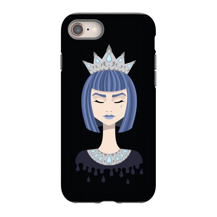 iPhone 8 StrongFit Queen of sorrow by Laura Nagel