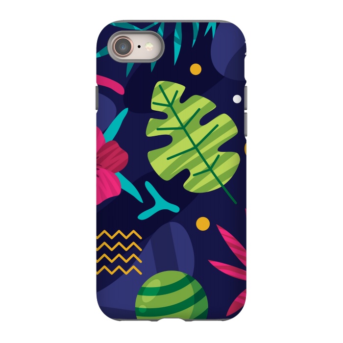 iPhone 8 StrongFit TROPICAL SUMMER PATTERN by MALLIKA