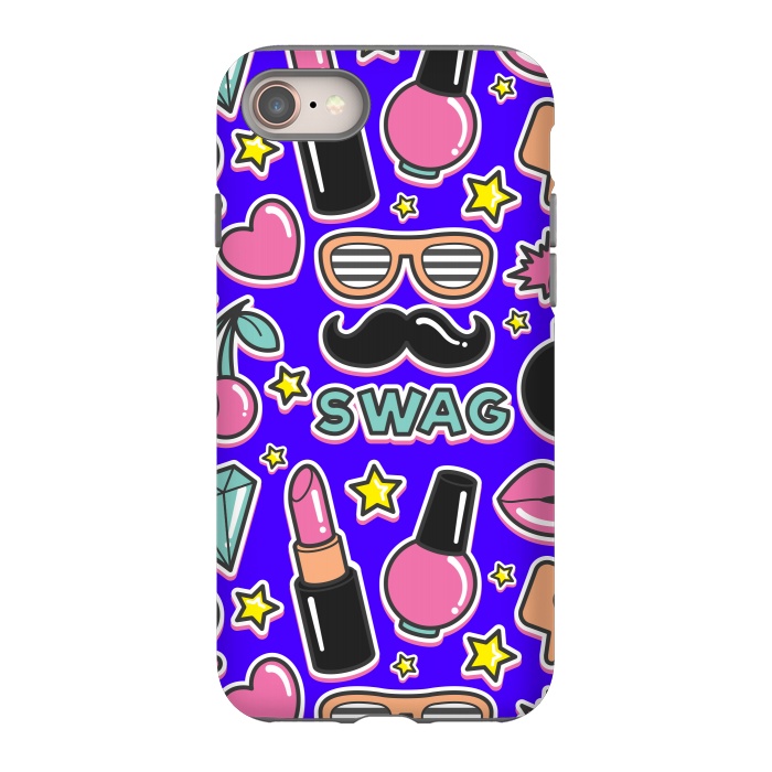 iPhone 8 StrongFit Fashionable Pink Girls by ArtsCase