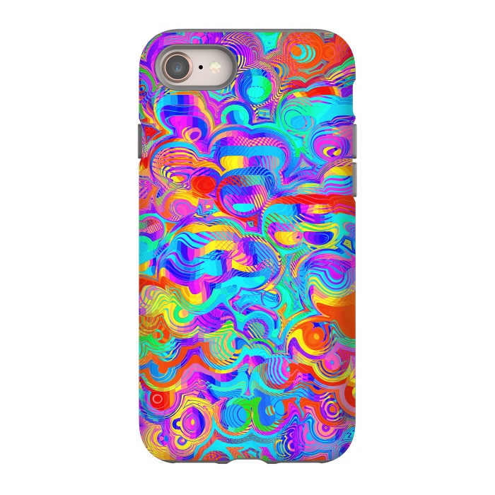 iPhone 8 StrongFit Abstract Colorful Design by Art Design Works