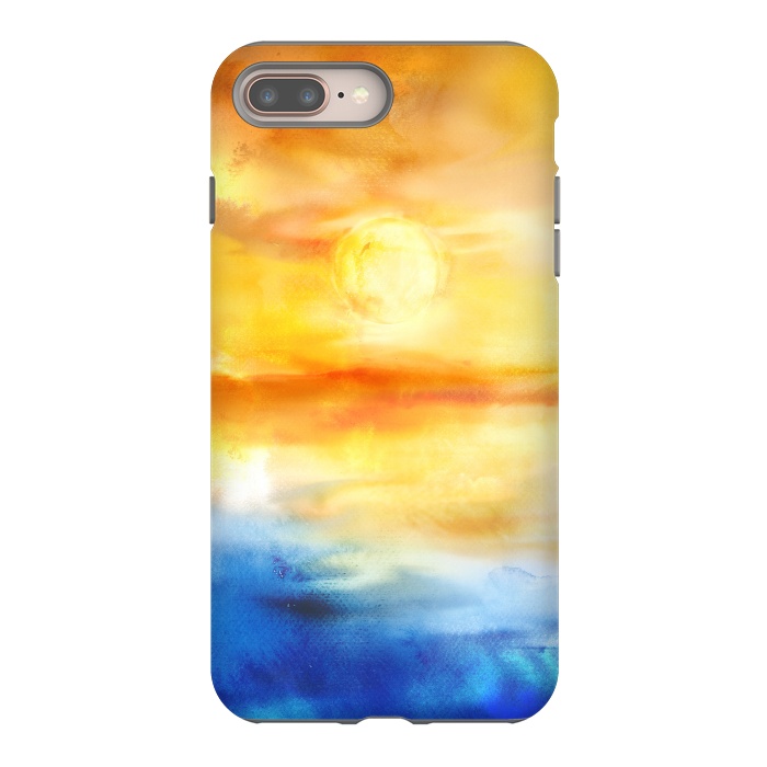 iPhone 8 plus StrongFit Abstract Sunset Artwork I by Art Design Works