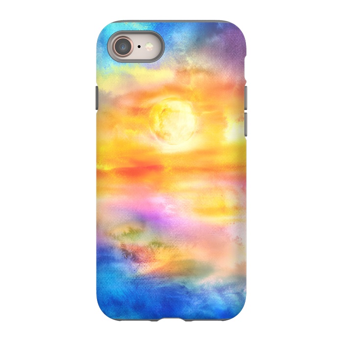 iPhone 8 StrongFit Abstract Sunset Artwork II by Art Design Works