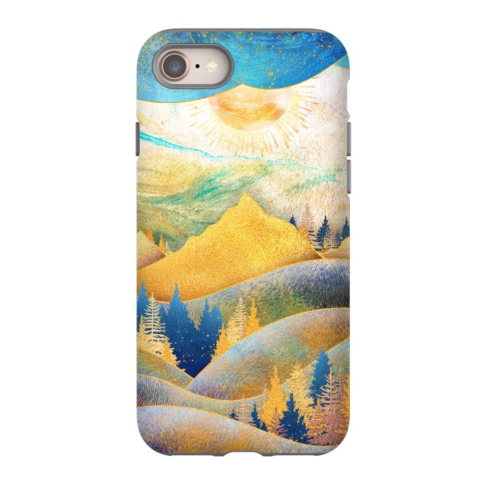iPhone 8 StrongFit Beauty of Nature - Illustration III by Art Design Works