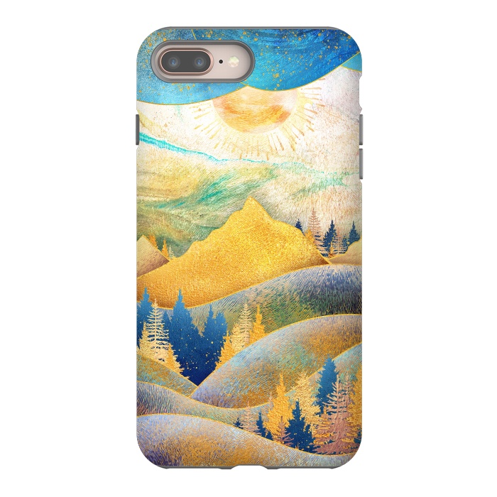 iPhone 8 plus StrongFit Beauty of Nature - Illustration III by Art Design Works
