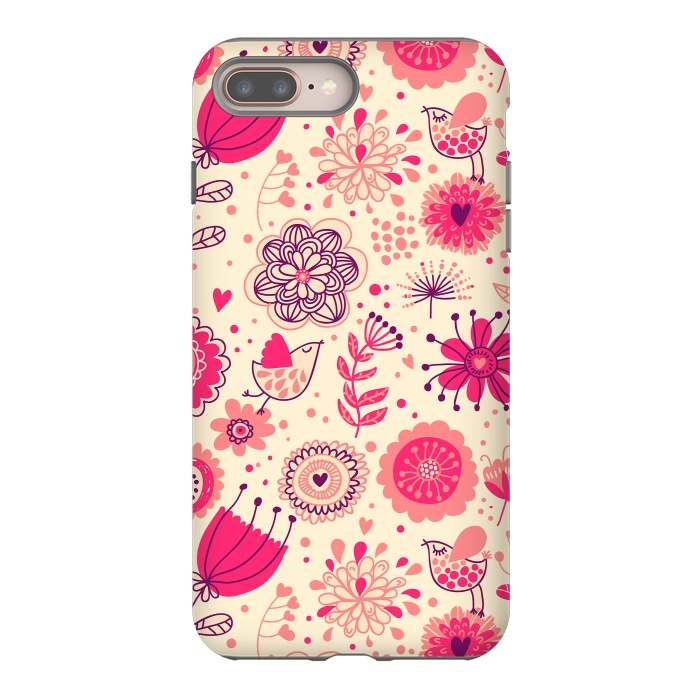 iPhone 8 plus StrongFit Romantic Flowers In Spring by ArtsCase
